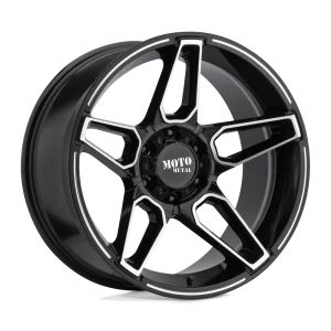 Moto Metal – MO994 FANG – Black – 20″x12″ -44mm – Summer Wheels – MO99421263344N
